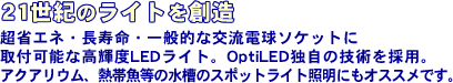 省エネ・長寿命・一般的な交流電球ソケットで使用可能な高輝度LEDライト
