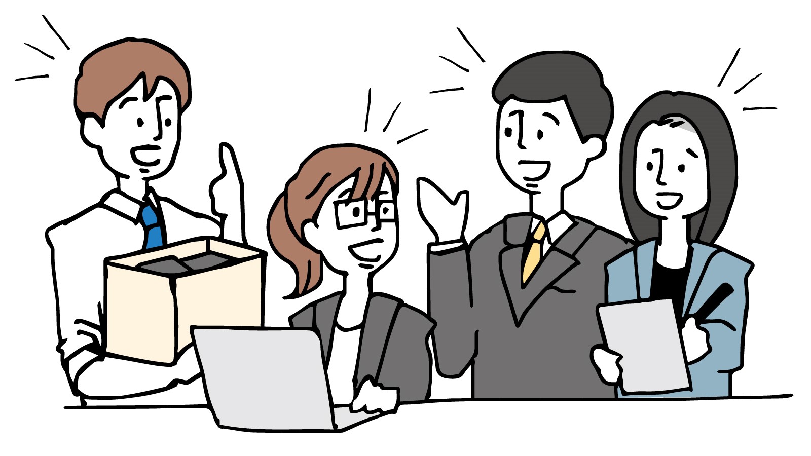 フラットな社風のイメージ